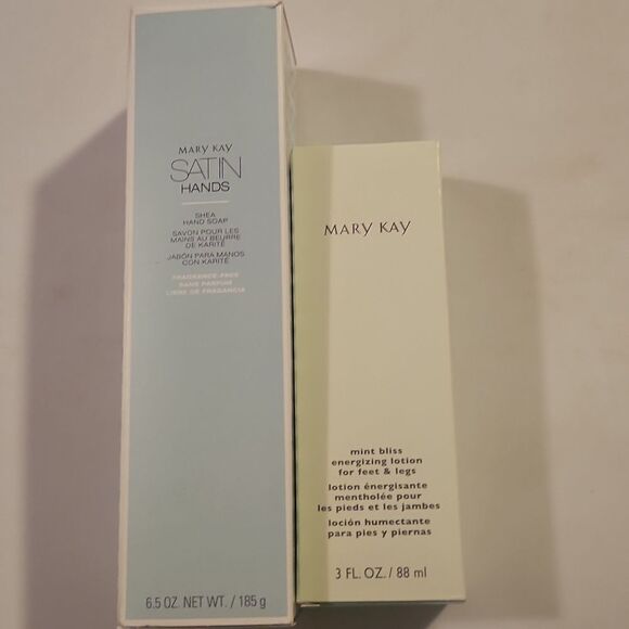 MARY KAY  MINT BLISS ENERGIZING  lotion 3oz and satin  Hands 6.5oz - Picture 1 of 8